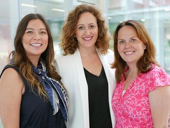 Jessica Vo, Gabby Ludzker and Sam Kennedy